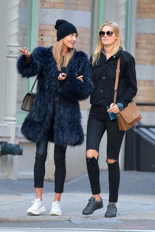 TONI GARRN and ALINA BAIKOVA Out in New York 06/04/2018
