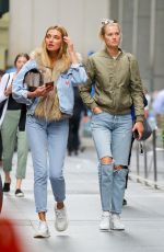 TONI GARRN and ALINA BAIKOVA Out in New York 06/08/2018