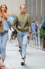 TONI GARRN and ALINA BAIKOVA Out in New York 06/08/2018