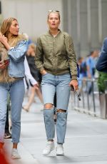 TONI GARRN and ALINA BAIKOVA Out in New York 06/08/2018