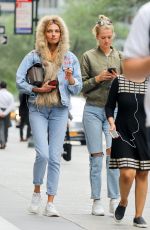 TONI GARRN and ALINA BAIKOVA Out in New York 06/08/2018