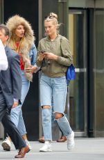 TONI GARRN and ALINA BAIKOVA Out in New York 06/08/2018