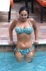 TULISA CONTOSTAVLOS in Bikini at a Pool in Los Angeles 06/01/2018