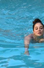 TULISA CONTOSTAVLOS in Bikini at a Pool in Los Angeles 06/06/2018