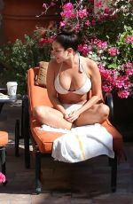 TULISA CONTOSTAVLOS in Bikini at a Pool in Los Angeles 06/06/2018
