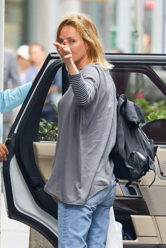 UMA THURMAN Out and About in New York 06/06/2018