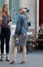 VANESSA PARADIS Out and About in Paris 06/25/2018