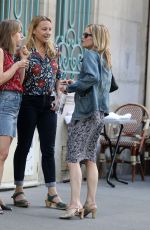 VANESSA PARADIS Out and About in Paris 06/25/2018