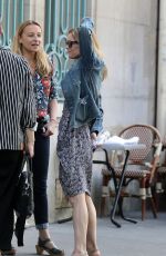 VANESSA PARADIS Out and About in Paris 06/25/2018