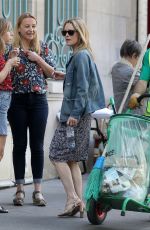 VANESSA PARADIS Out and About in Paris 06/25/2018