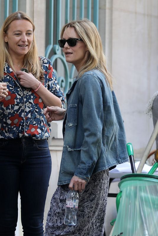 VANESSA PARADIS Out and About in Paris 06/25/2018