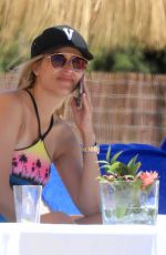 VERENA KERT in Swimsuit at a Beach in Ibiza 06/20/2018