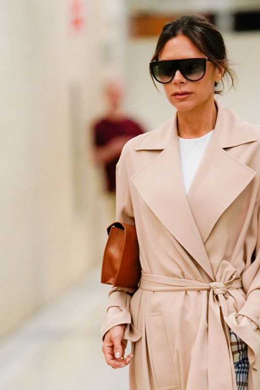 VICTORIA BECKHAM at JFK Airport in New York 06/17/2018