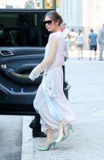 VICTORIA BECKHAM Leaves Her Hotel in New York 06/18/2018