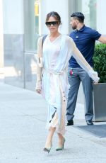 VICTORIA BECKHAM Leaves Her Hotel in New York 06/18/2018