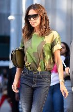 VICTORIA BECKHAM Leaves Her Hotel in New York 06/19/2018