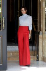 VICTORIA BECKHAM Leaves Her Hotel in Paris 06/23/2018