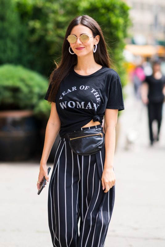VICTORIA JUSTICE Out and About in New York 06/23/2018