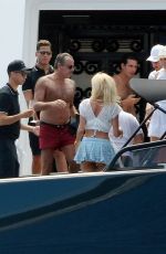 VICTORIA SILVSTEDT at a Yacht in Saint Tropez 06/15/2018