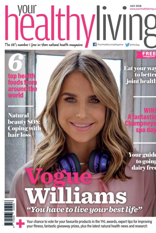VOGUE WILLIAMS in Your Healthy Living Magazine, July 2018