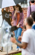 WINONA RYDER on the Set of Stranger Things in Atlanta 06/11/2018