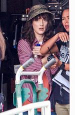 WINONA RYDER on the Set of Stranger Things in Atlanta 06/11/2018