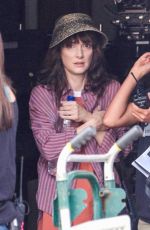 WINONA RYDER on the Set of Stranger Things in Atlanta 06/11/2018