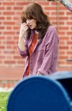 WINONA RYDER on the Set of Stranger Things in Atlanta 06/11/2018