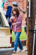 WINONA RYDER on the Set of Stranger Things in Atlanta 06/11/2018