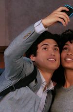 YARA SHAHIDI and Charles Melton on the Set of The Sun is Also a Star in Harlem 06/19/2018