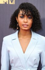 YARA SHAHIDI at 2018 MTV Movie and TV Awards in Santa Monica 06/16/2018