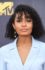 YARA SHAHIDI at 2018 MTV Movie and TV Awards in Santa Monica 06/16/2018