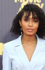 YARA SHAHIDI at 2018 MTV Movie and TV Awards in Santa Monica 06/16/2018