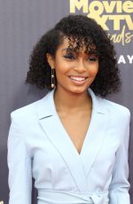 YARA SHAHIDI at 2018 MTV Movie and TV Awards in Santa Monica 06/16/2018