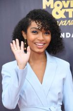 YARA SHAHIDI at 2018 MTV Movie and TV Awards in Santa Monica 06/16/2018
