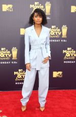 YARA SHAHIDI at 2018 MTV Movie and TV Awards in Santa Monica 06/16/2018