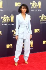 YARA SHAHIDI at 2018 MTV Movie and TV Awards in Santa Monica 06/16/2018