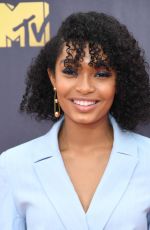 YARA SHAHIDI at 2018 MTV Movie and TV Awards in Santa Monica 06/16/2018