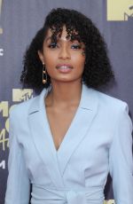 YARA SHAHIDI at 2018 MTV Movie and TV Awards in Santa Monica 06/16/2018
