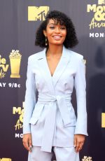YARA SHAHIDI at 2018 MTV Movie and TV Awards in Santa Monica 06/16/2018