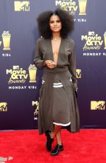 ZAZIE BEETZ at 2018 MTV Movie and TV Awards in Santa Monica 06/16/2018