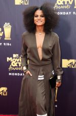 ZAZIE BEETZ at 2018 MTV Movie and TV Awards in Santa Monica 06/16/2018