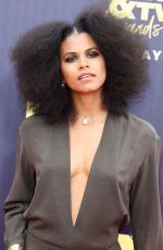 ZAZIE BEETZ at 2018 MTV Movie and TV Awards in Santa Monica 06/16/2018