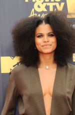 ZAZIE BEETZ at 2018 MTV Movie and TV Awards in Santa Monica 06/16/2018