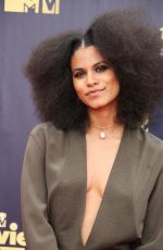 ZAZIE BEETZ at 2018 MTV Movie and TV Awards in Santa Monica 06/16/2018
