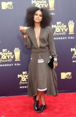 ZAZIE BEETZ at 2018 MTV Movie and TV Awards in Santa Monica 06/16/2018