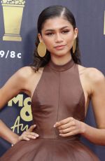 ZENDAYA at 2018 MTV Movie and TV Awards in Santa Monica 06/16/2018