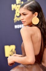 ZENDAYA at 2018 MTV Movie and TV Awards in Santa Monica 06/16/2018