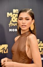 ZENDAYA COLEMAN at 2018 MTV Movie and TV Awards in Santa Monica 06/16/2018
