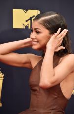 ZENDAYA COLEMAN at 2018 MTV Movie and TV Awards in Santa Monica 06/16/2018